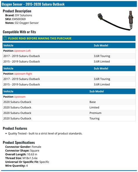 Image result for 2011 Outback Check Your O2 Sensor
