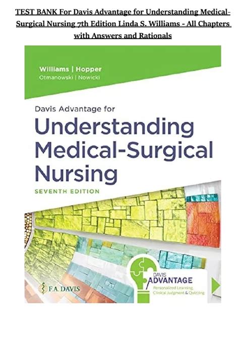 Davis Advantage for Understanding Medical-Surgical Nursing 7th Edition ...
