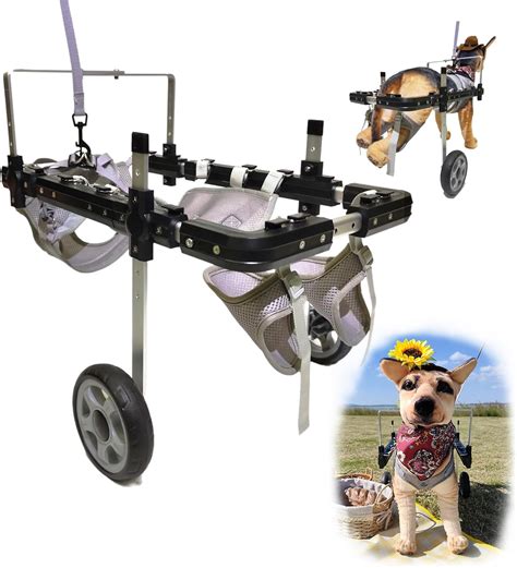 Amazon.com: Dog Wheelchair for Front/Back Legs,Lightweight Aluminum ...