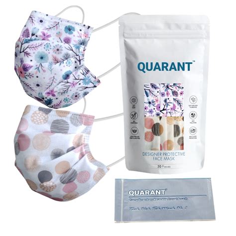 Quarant Surgical Face Masks for Men and Women - 3 Ply Masks, 4 Ply ...
