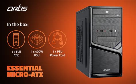 Amazon.in: Buy Artis 3330 3.0 Computer Cabinet Support Micro ATX ...