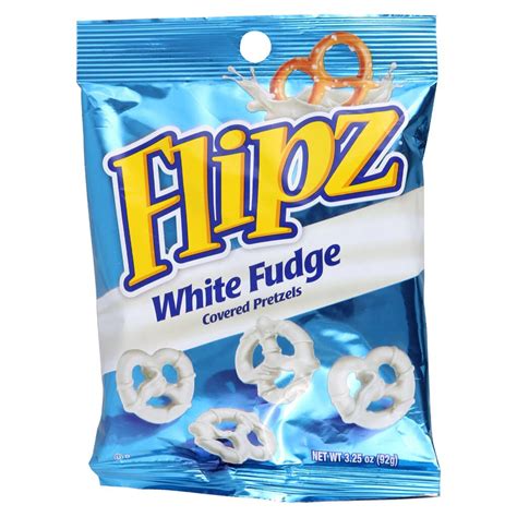 Flipz White Fudge Covered Pretzels – Martha's Backyard