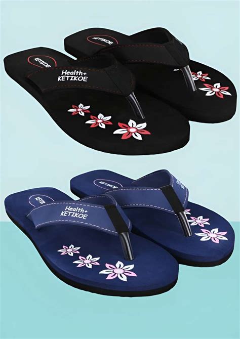 Women's Slipper Ortho-Care Trending Colorful Printed Combo (Pack of 2 ...