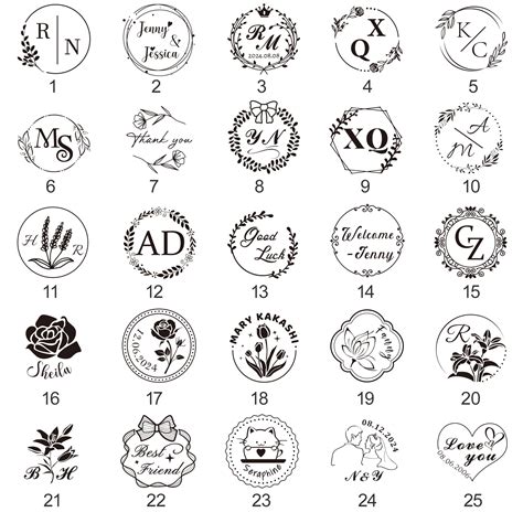 Wax Seal Stamps Designs Bronze Wax Seals Pack Of 12 | Foldabox UK