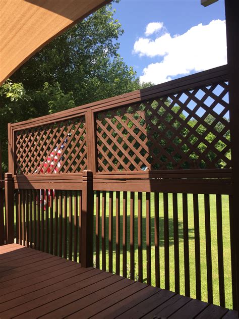 Deck Privacy Screen