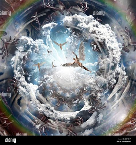 Earth angel wings illustration hi-res stock photography and images - Alamy