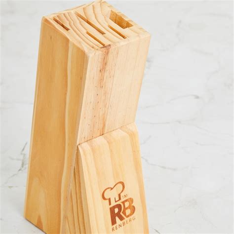 Buy Fiesta Solid Yellow Stainless Steel 5-Piece Knife Set with Wooden ...