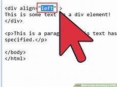 div style align how to align something in html 10 steps with pictures div style align how to align something in html 10 steps with pictures