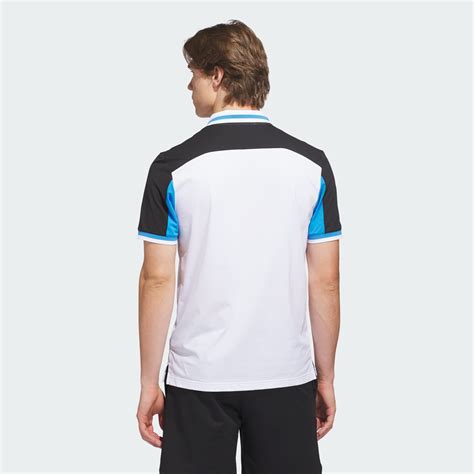 adidas BEYOND THE COURSE VENT TWISTKNIT POLO SHIRT - White | Free ...