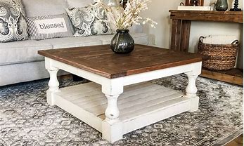 Image result for Grey Rustic Farmhouse Coffee Table