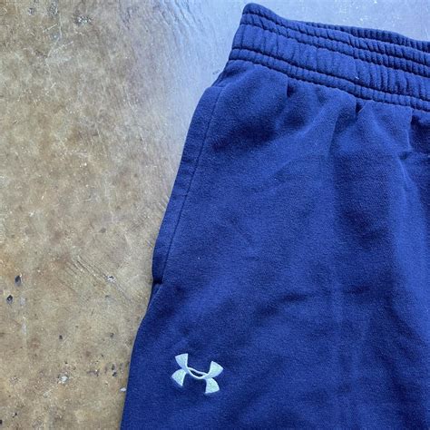 Baggy under armour sweats •Measurements in... - Depop