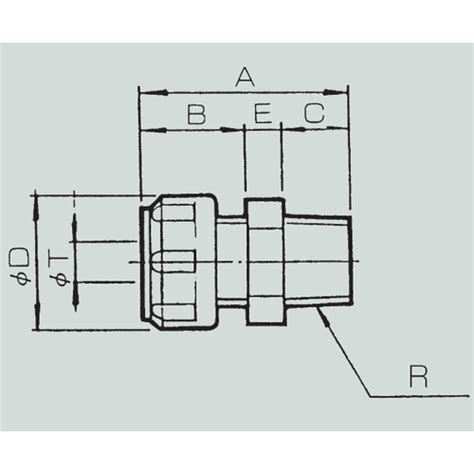コクゴ PFAメイル・コネクター 1062ー037 103ー00407 PFAチューブフィッテング 1個の通販｜カウネット