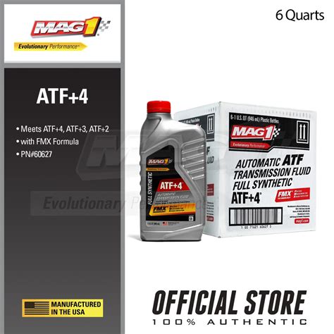 MAG1 ATF +4 Chrysler Transmission Fluid 1qt 60627 6 Bottles(Outlet ...