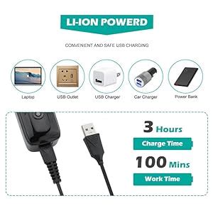 VGR V-653 Salon Series Professional Cordless Hair Clipper with DLC ...