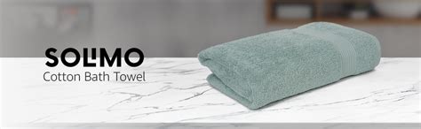 Amazon Brand - Solimo - Cotton Bath Towel | 500 GSM | Fade Resistant ...