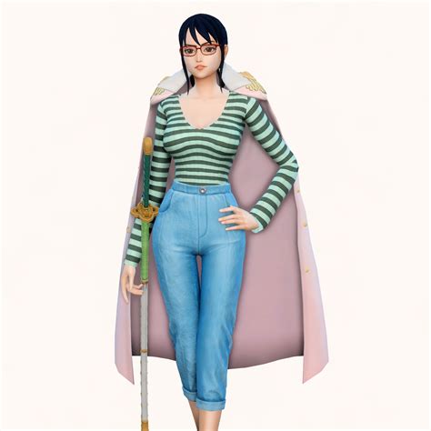 [One Piece]Tashigi Coat CC - The Sims 4 Catalog