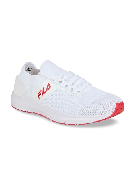Buy Fila White Brown Rentor Men's Running Shoes @ Rs 929.70 | Fila India