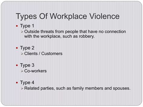 Workplace Violence Training | PPTX
