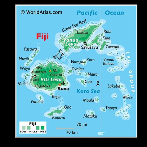 Fiji World Map Fiji Country Profile BBC News