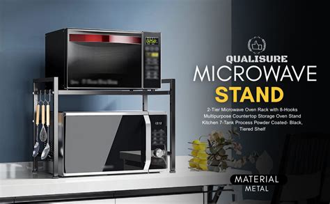 Microwave Stand for Kitchen Platform Oven Stand with Storage Cabinet ...