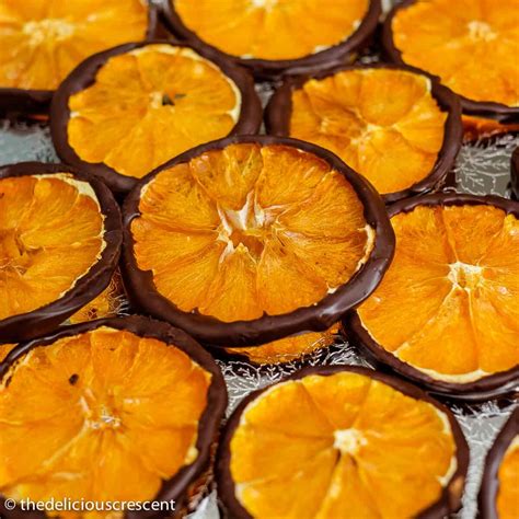 Dark Chocolate Orange Slices - The Delicious Crescent