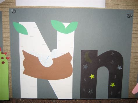 Arts And Crafts For Letter N at Hunter Prevost blog