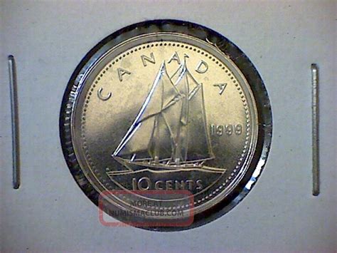 1999 - P Canada Ten - Cent Coin In " Rare
