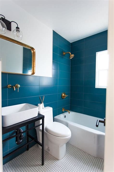 Blue Bathroom Tiles: An Eye-Catching Design Element - Home Tile Ideas