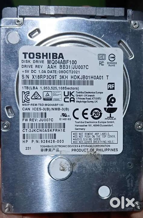 Hard disk 1TB - Hard Disks, Printers & Monitors - 1806728115