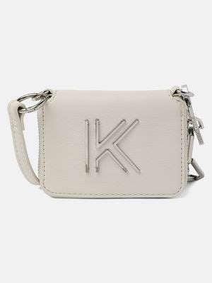 Buy Kendall + Kylie White Solid Chain Wallet Online