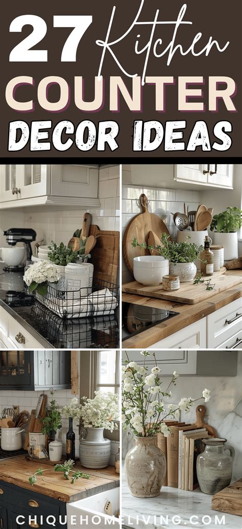 27 Best Kitchen Counter Decor Ideas