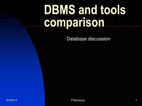 Image result for Using DBMS Comparison
