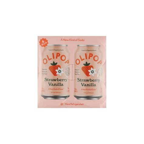 OLIPOP - Strawberry Vanilla Sparkling Tonic, Healthy India | Ubuy