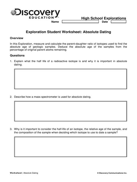 Image result for Absolute Dating Worksheet Answers