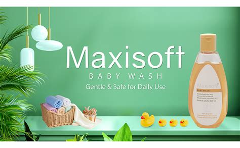 Amazon.in: Buy Maxisoft Skin Nourishing Baby Wash 100 ml|With Aloe Vera ...
