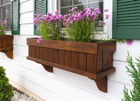 Custom Window Boxes Includes Wall Mount Shelf Brackets | Etsy | Diy ...