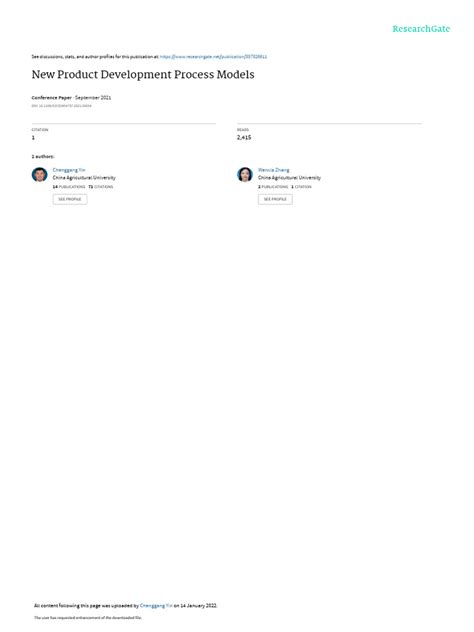 New Product Development Process Models | PDF | New Product Development ...