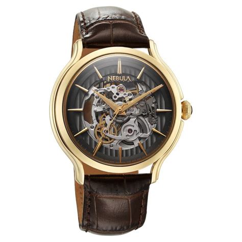 Buy Online Titan Nebula Art Deco 18k Gold Skeleton Automatic Swiss ...