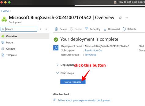Image result for Bing API Key