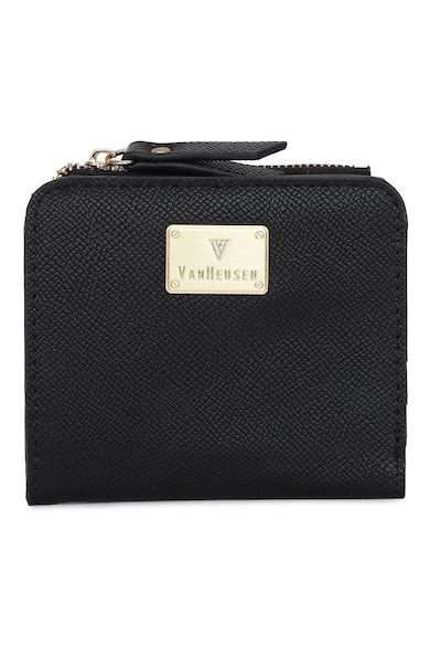 Buy Women Black Solid Casual Wallets Online - 440821 | Van Heusen