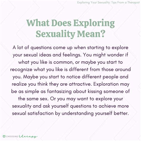 How to Explore Your Sexuality