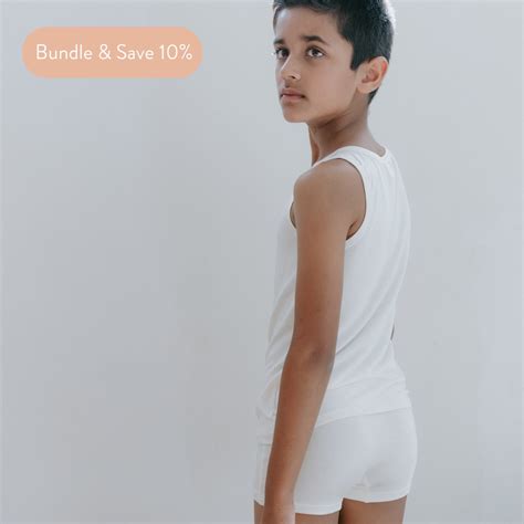 Boys' TENCEL™ Micro Modal Ultra Soft Boxer Briefs - Set of 2 – Just Peachy