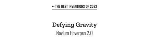 Novium is on TIME’s list of the Best Inventions of 2022!