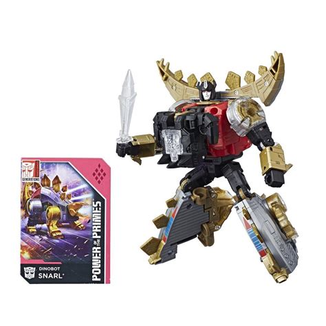 Transformers Generations Power of the Primes Deluxe Class Dinobot Snarl ...