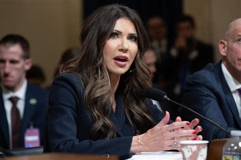 Kristi Noem Asked — With Her Husband Sitting Right Behind Her — If She’s Had ‘Sexual Relations With