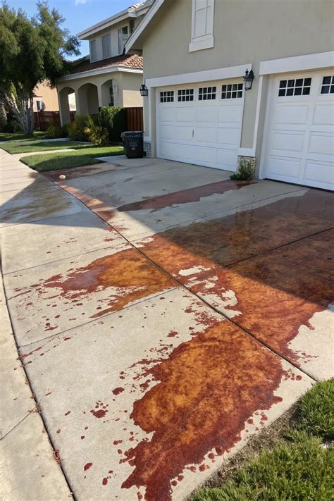 Does Coolant Stain Driveway