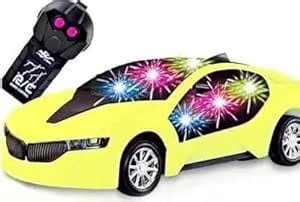 UPSARG- Wireless Remote Control Fast Modern Car with 3D Light, CAR_RC5 ...