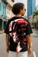 Starwar Black Oversized Graphic Back Printed Boys T-shirt – Veirdo