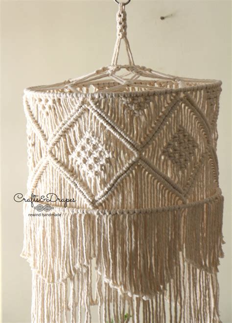Boho Macrame Fringe Chandelier | ALARA – TheWovenSutra
