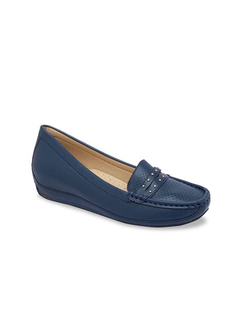 Buy CERIZ Women Navy Blue Loafers - Casual Shoes for Women 16648330 ...
